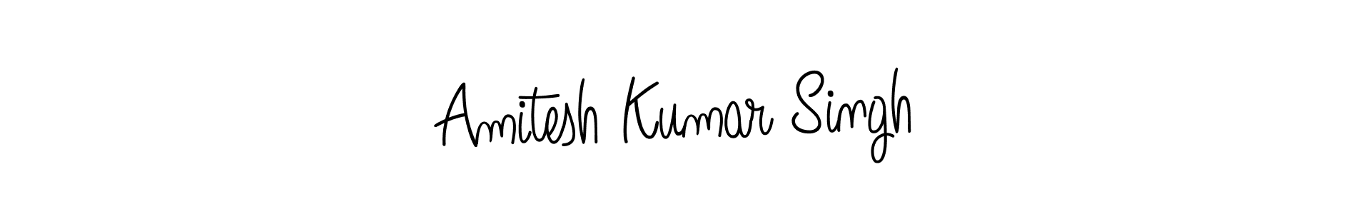 The best way (Angelique-Rose-font-FFP) to make a short signature is to pick only two or three words in your name. The name Amitesh Kumar Singh include a total of six letters. For converting this name. Amitesh Kumar Singh signature style 5 images and pictures png