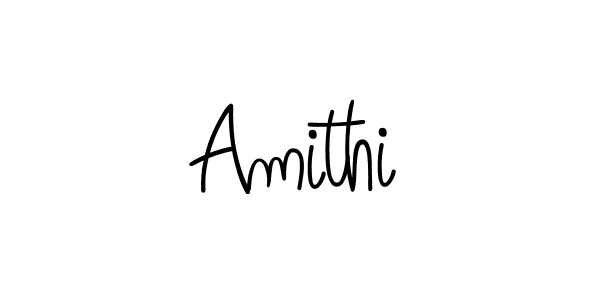 Design your own signature with our free online signature maker. With this signature software, you can create a handwritten (Angelique-Rose-font-FFP) signature for name Amithi. Amithi signature style 5 images and pictures png