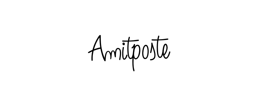 The best way (Angelique-Rose-font-FFP) to make a short signature is to pick only two or three words in your name. The name Amitposte include a total of six letters. For converting this name. Amitposte signature style 5 images and pictures png