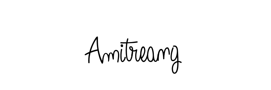 Use a signature maker to create a handwritten signature online. With this signature software, you can design (Angelique-Rose-font-FFP) your own signature for name Amitreang. Amitreang signature style 5 images and pictures png