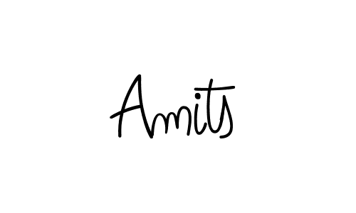 How to make Amits name signature. Use Angelique-Rose-font-FFP style for creating short signs online. This is the latest handwritten sign. Amits signature style 5 images and pictures png