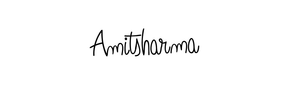 You should practise on your own different ways (Angelique-Rose-font-FFP) to write your name (Amitsharma) in signature. don't let someone else do it for you. Amitsharma signature style 5 images and pictures png