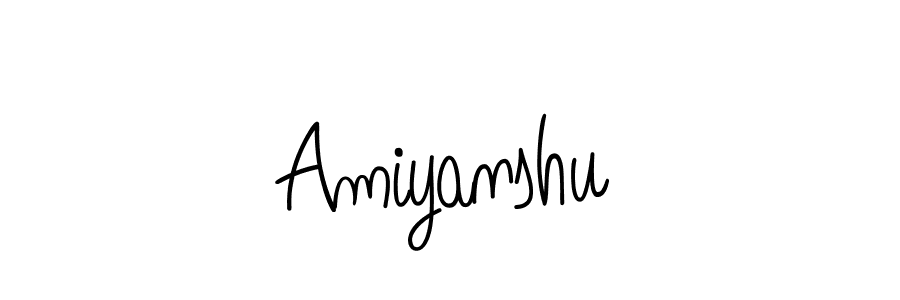 Use a signature maker to create a handwritten signature online. With this signature software, you can design (Angelique-Rose-font-FFP) your own signature for name Amiyanshu. Amiyanshu signature style 5 images and pictures png