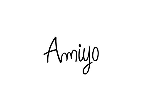 Use a signature maker to create a handwritten signature online. With this signature software, you can design (Angelique-Rose-font-FFP) your own signature for name Amiyo. Amiyo signature style 5 images and pictures png