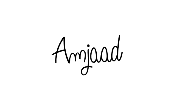 Similarly Angelique-Rose-font-FFP is the best handwritten signature design. Signature creator online .You can use it as an online autograph creator for name Amjaad. Amjaad signature style 5 images and pictures png