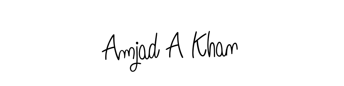 Make a short Amjad A Khan signature style. Manage your documents anywhere anytime using Angelique-Rose-font-FFP. Create and add eSignatures, submit forms, share and send files easily. Amjad A Khan signature style 5 images and pictures png