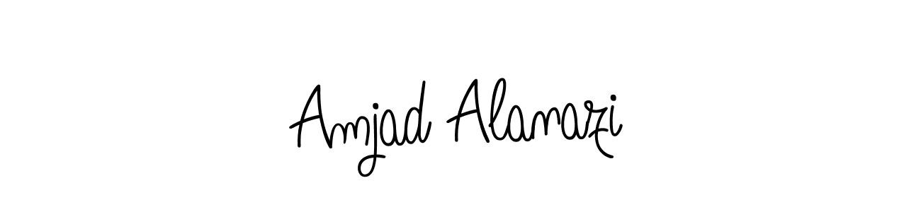 Create a beautiful signature design for name Amjad Alanazi. With this signature (Angelique-Rose-font-FFP) fonts, you can make a handwritten signature for free. Amjad Alanazi signature style 5 images and pictures png