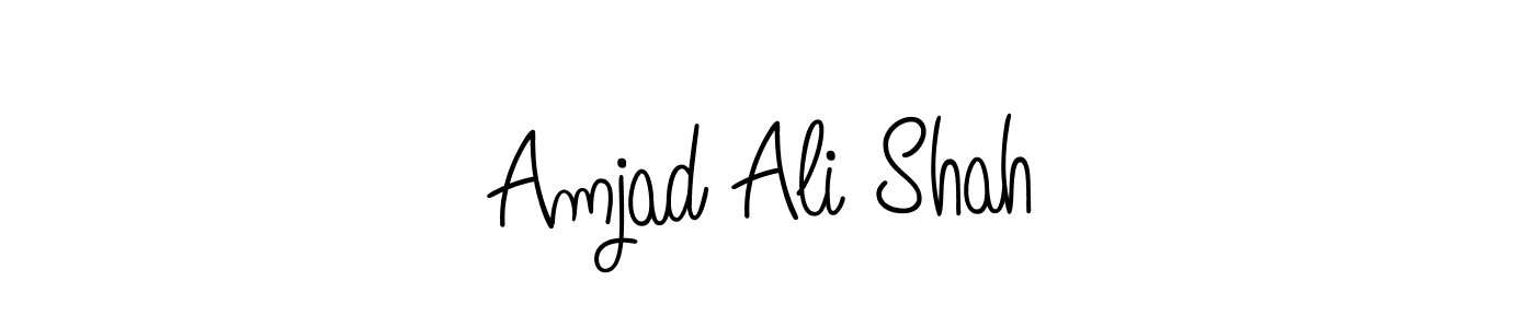 Create a beautiful signature design for name Amjad Ali Shah. With this signature (Angelique-Rose-font-FFP) fonts, you can make a handwritten signature for free. Amjad Ali Shah signature style 5 images and pictures png