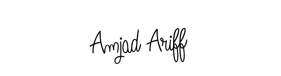 It looks lik you need a new signature style for name Amjad Ariff. Design unique handwritten (Angelique-Rose-font-FFP) signature with our free signature maker in just a few clicks. Amjad Ariff signature style 5 images and pictures png