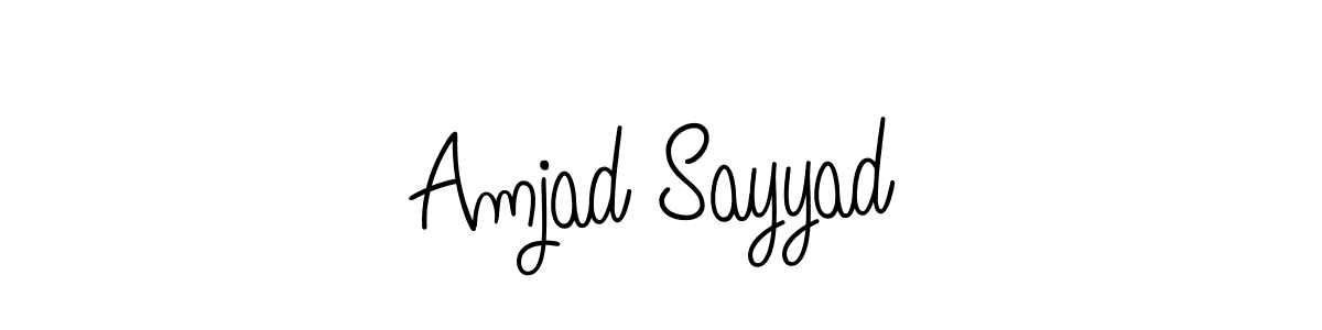 Angelique-Rose-font-FFP is a professional signature style that is perfect for those who want to add a touch of class to their signature. It is also a great choice for those who want to make their signature more unique. Get Amjad Sayyad name to fancy signature for free. Amjad Sayyad signature style 5 images and pictures png