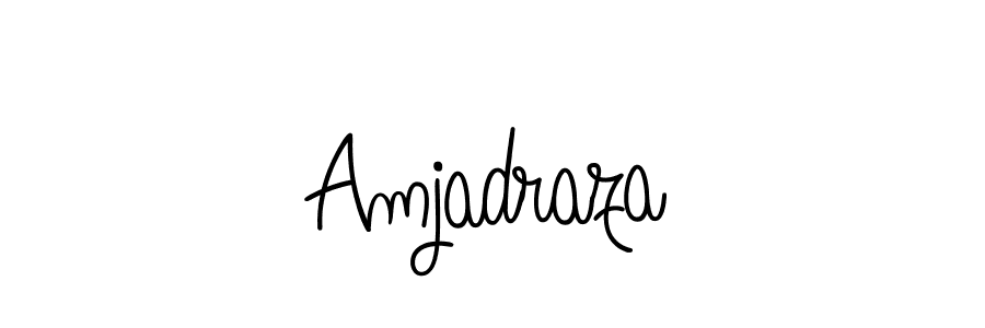 Design your own signature with our free online signature maker. With this signature software, you can create a handwritten (Angelique-Rose-font-FFP) signature for name Amjadraza. Amjadraza signature style 5 images and pictures png