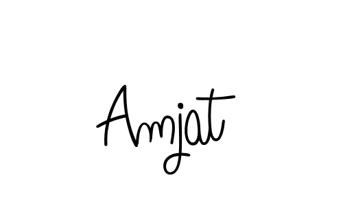 How to make Amjat signature? Angelique-Rose-font-FFP is a professional autograph style. Create handwritten signature for Amjat name. Amjat signature style 5 images and pictures png