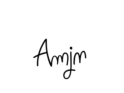 Also we have Amjn name is the best signature style. Create professional handwritten signature collection using Angelique-Rose-font-FFP autograph style. Amjn signature style 5 images and pictures png