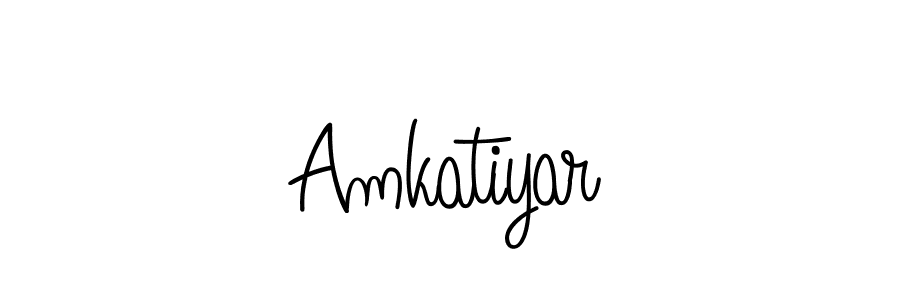 Amkatiyar stylish signature style. Best Handwritten Sign (Angelique-Rose-font-FFP) for my name. Handwritten Signature Collection Ideas for my name Amkatiyar. Amkatiyar signature style 5 images and pictures png