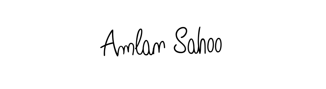 Also we have Amlan Sahoo name is the best signature style. Create professional handwritten signature collection using Angelique-Rose-font-FFP autograph style. Amlan Sahoo signature style 5 images and pictures png