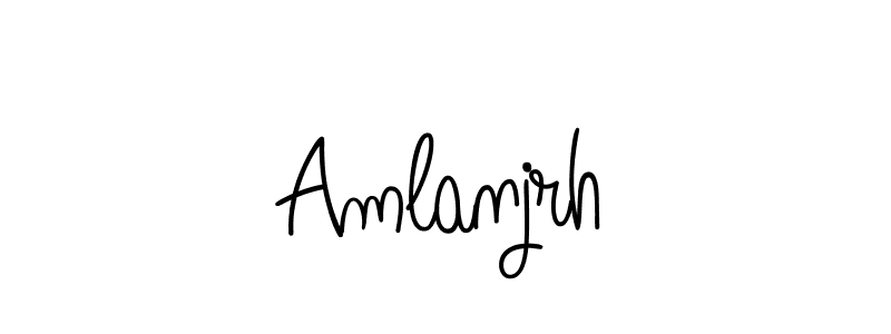 Once you've used our free online signature maker to create your best signature Angelique-Rose-font-FFP style, it's time to enjoy all of the benefits that Amlanjrh name signing documents. Amlanjrh signature style 5 images and pictures png