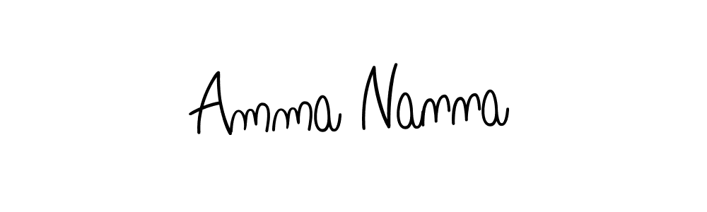 Make a beautiful signature design for name Amma Nanna. Use this online signature maker to create a handwritten signature for free. Amma Nanna signature style 5 images and pictures png