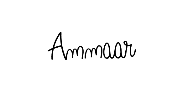 The best way (Angelique-Rose-font-FFP) to make a short signature is to pick only two or three words in your name. The name Ammaar include a total of six letters. For converting this name. Ammaar signature style 5 images and pictures png