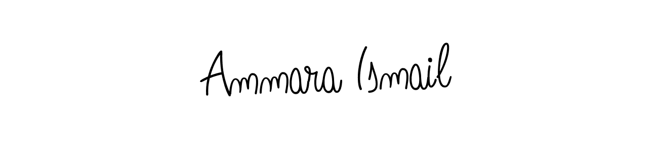 Also You can easily find your signature by using the search form. We will create Ammara Ismail name handwritten signature images for you free of cost using Angelique-Rose-font-FFP sign style. Ammara Ismail signature style 5 images and pictures png