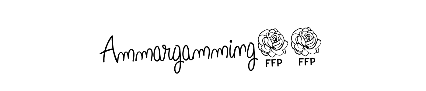 How to make Ammargamming22 name signature. Use Angelique-Rose-font-FFP style for creating short signs online. This is the latest handwritten sign. Ammargamming22 signature style 5 images and pictures png