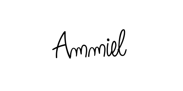 Also we have Ammiel name is the best signature style. Create professional handwritten signature collection using Angelique-Rose-font-FFP autograph style. Ammiel signature style 5 images and pictures png