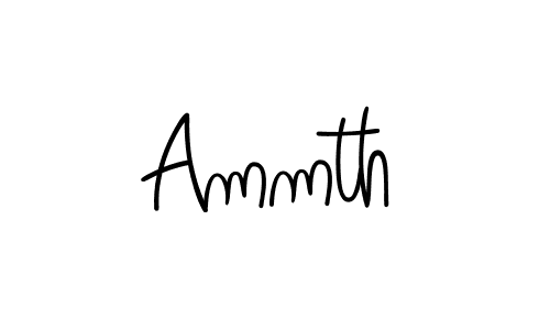 Use a signature maker to create a handwritten signature online. With this signature software, you can design (Angelique-Rose-font-FFP) your own signature for name Ammth. Ammth signature style 5 images and pictures png