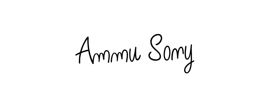 Make a beautiful signature design for name Ammu Sony. Use this online signature maker to create a handwritten signature for free. Ammu Sony signature style 5 images and pictures png
