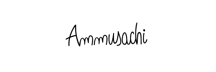 How to make Ammusachi signature? Angelique-Rose-font-FFP is a professional autograph style. Create handwritten signature for Ammusachi name. Ammusachi signature style 5 images and pictures png