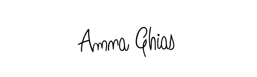 The best way (Angelique-Rose-font-FFP) to make a short signature is to pick only two or three words in your name. The name Amna Ghias include a total of six letters. For converting this name. Amna Ghias signature style 5 images and pictures png