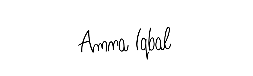 Amna Iqbal stylish signature style. Best Handwritten Sign (Angelique-Rose-font-FFP) for my name. Handwritten Signature Collection Ideas for my name Amna Iqbal. Amna Iqbal signature style 5 images and pictures png