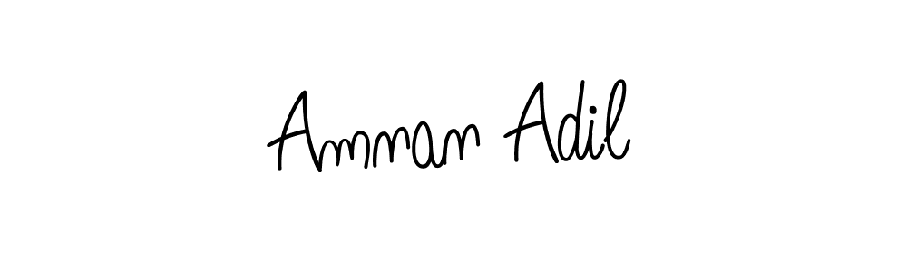 You can use this online signature creator to create a handwritten signature for the name Amnan Adil. This is the best online autograph maker. Amnan Adil signature style 5 images and pictures png