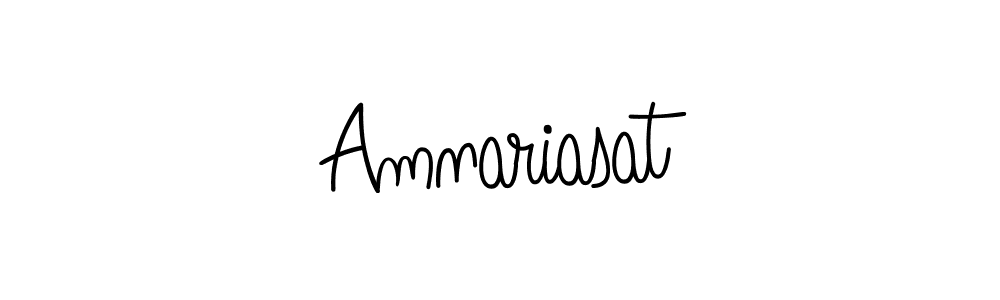 You should practise on your own different ways (Angelique-Rose-font-FFP) to write your name (Amnariasat) in signature. don't let someone else do it for you. Amnariasat signature style 5 images and pictures png
