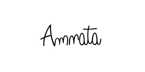 Use a signature maker to create a handwritten signature online. With this signature software, you can design (Angelique-Rose-font-FFP) your own signature for name Amnata. Amnata signature style 5 images and pictures png