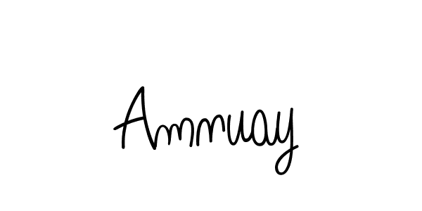 Use a signature maker to create a handwritten signature online. With this signature software, you can design (Angelique-Rose-font-FFP) your own signature for name Amnuay. Amnuay signature style 5 images and pictures png