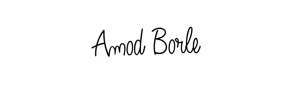 Make a beautiful signature design for name Amod Borle. Use this online signature maker to create a handwritten signature for free. Amod Borle signature style 5 images and pictures png