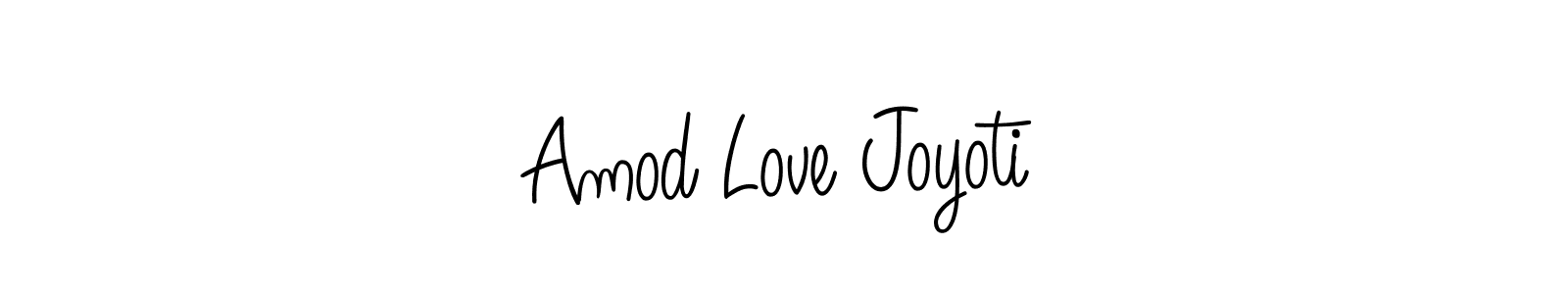 How to Draw Amod Love Joyoti signature style? Angelique-Rose-font-FFP is a latest design signature styles for name Amod Love Joyoti. Amod Love Joyoti signature style 5 images and pictures png