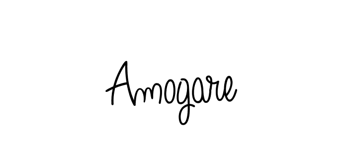 Make a beautiful signature design for name Amogare. Use this online signature maker to create a handwritten signature for free. Amogare signature style 5 images and pictures png