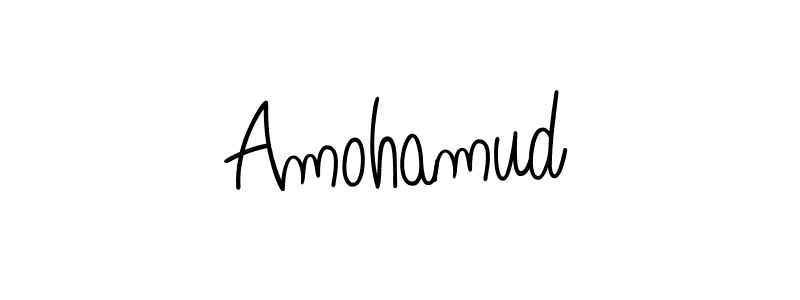 Create a beautiful signature design for name Amohamud. With this signature (Angelique-Rose-font-FFP) fonts, you can make a handwritten signature for free. Amohamud signature style 5 images and pictures png