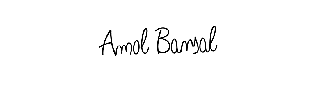 if you are searching for the best signature style for your name Amol Bansal. so please give up your signature search. here we have designed multiple signature styles  using Angelique-Rose-font-FFP. Amol Bansal signature style 5 images and pictures png