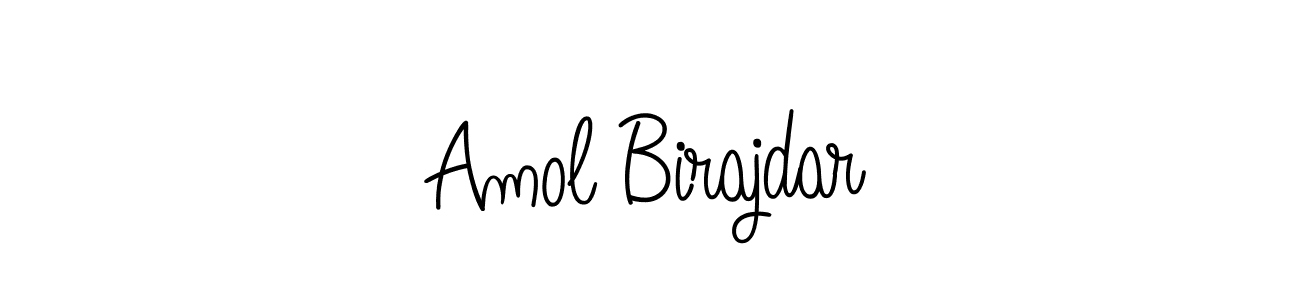 Design your own signature with our free online signature maker. With this signature software, you can create a handwritten (Angelique-Rose-font-FFP) signature for name Amol Birajdar. Amol Birajdar signature style 5 images and pictures png