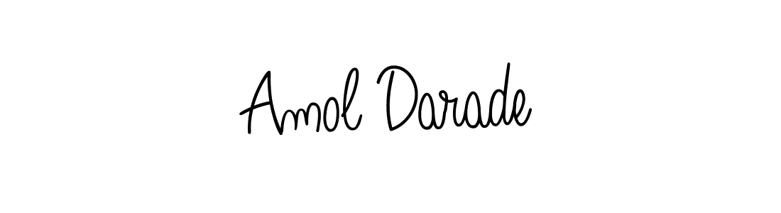 Create a beautiful signature design for name Amol Darade. With this signature (Angelique-Rose-font-FFP) fonts, you can make a handwritten signature for free. Amol Darade signature style 5 images and pictures png