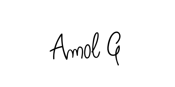 Also You can easily find your signature by using the search form. We will create Amol G name handwritten signature images for you free of cost using Angelique-Rose-font-FFP sign style. Amol G signature style 5 images and pictures png