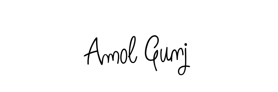 Once you've used our free online signature maker to create your best signature Angelique-Rose-font-FFP style, it's time to enjoy all of the benefits that Amol Gunj name signing documents. Amol Gunj signature style 5 images and pictures png