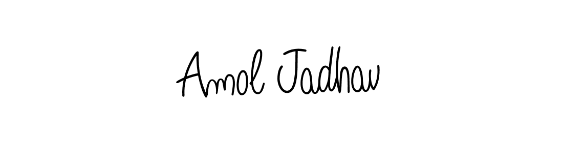 How to Draw Amol Jadhav signature style? Angelique-Rose-font-FFP is a latest design signature styles for name Amol Jadhav. Amol Jadhav signature style 5 images and pictures png