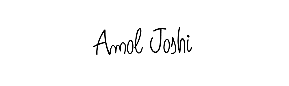 How to make Amol Joshi name signature. Use Angelique-Rose-font-FFP style for creating short signs online. This is the latest handwritten sign. Amol Joshi signature style 5 images and pictures png