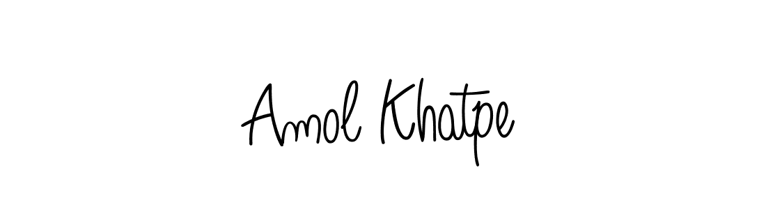 Also we have Amol Khatpe name is the best signature style. Create professional handwritten signature collection using Angelique-Rose-font-FFP autograph style. Amol Khatpe signature style 5 images and pictures png