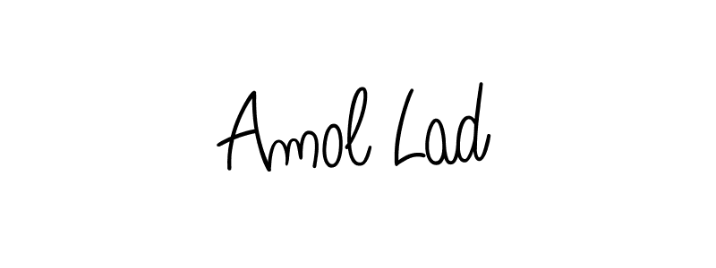 Create a beautiful signature design for name Amol Lad. With this signature (Angelique-Rose-font-FFP) fonts, you can make a handwritten signature for free. Amol Lad signature style 5 images and pictures png