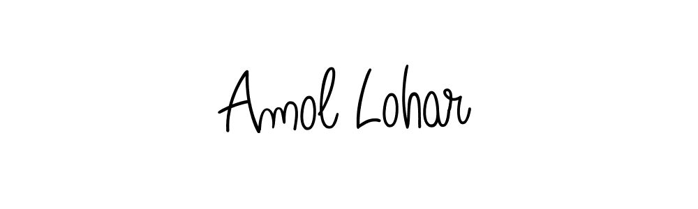 Design your own signature with our free online signature maker. With this signature software, you can create a handwritten (Angelique-Rose-font-FFP) signature for name Amol Lohar. Amol Lohar signature style 5 images and pictures png