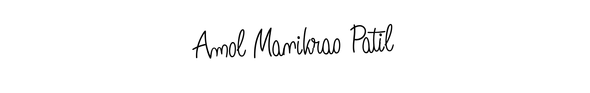 Make a short Amol Manikrao Patil signature style. Manage your documents anywhere anytime using Angelique-Rose-font-FFP. Create and add eSignatures, submit forms, share and send files easily. Amol Manikrao Patil signature style 5 images and pictures png