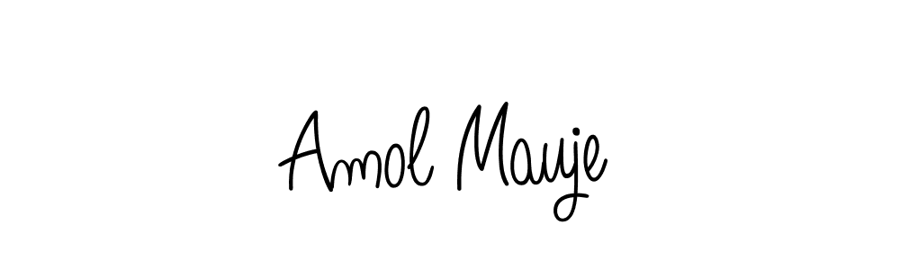 Create a beautiful signature design for name Amol Mauje. With this signature (Angelique-Rose-font-FFP) fonts, you can make a handwritten signature for free. Amol Mauje signature style 5 images and pictures png